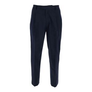Low Brand Men Cotton Pants With Black Details In Wool And Cotton Blend For Men
